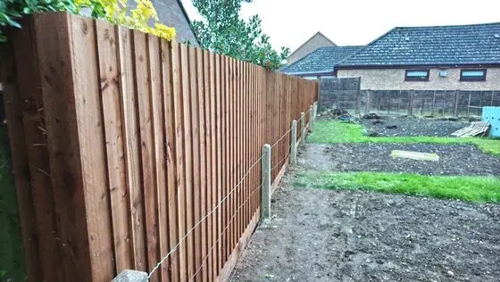 Fencing installed in Cambridgeshire