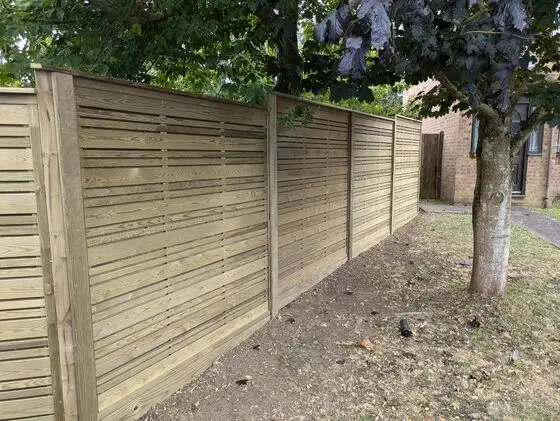 Hit and miss fencing installed in Cambridgeshire